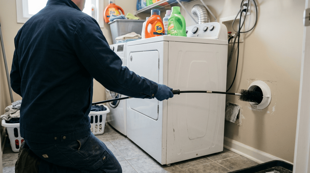 How to Clean Your Dryer Vent (Fire Prevention)